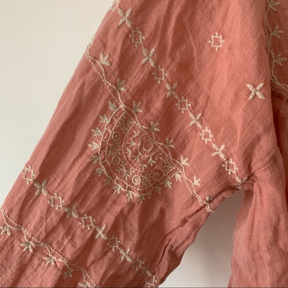 💙 Lucky Brand | Pink Boho Style Top - Picture 3 of 6